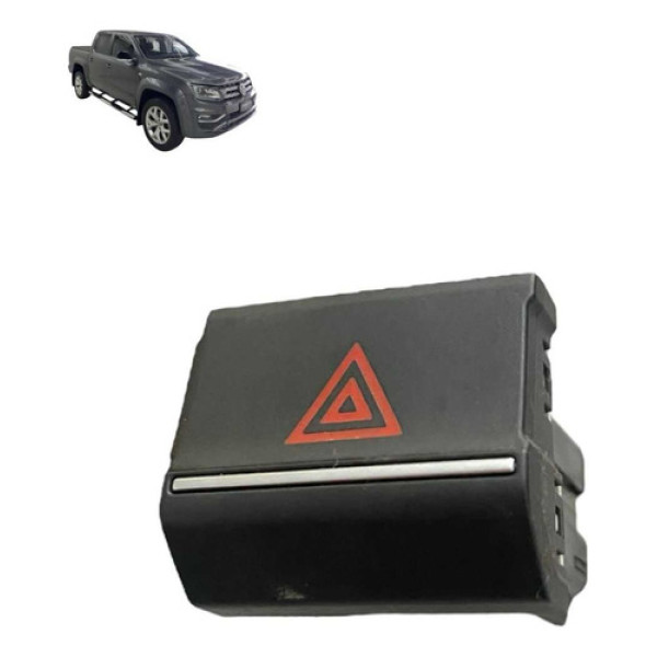 Botão Pisca Alerta 2h6953235a Vw Amarok 2018 2024 Original Preto