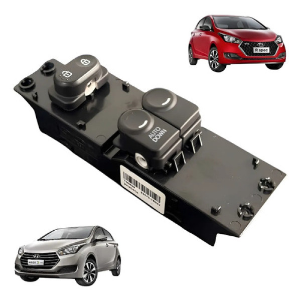 Botão Vidro Elétrico Duplo Motorista Hyundai Hb20 2013 2019