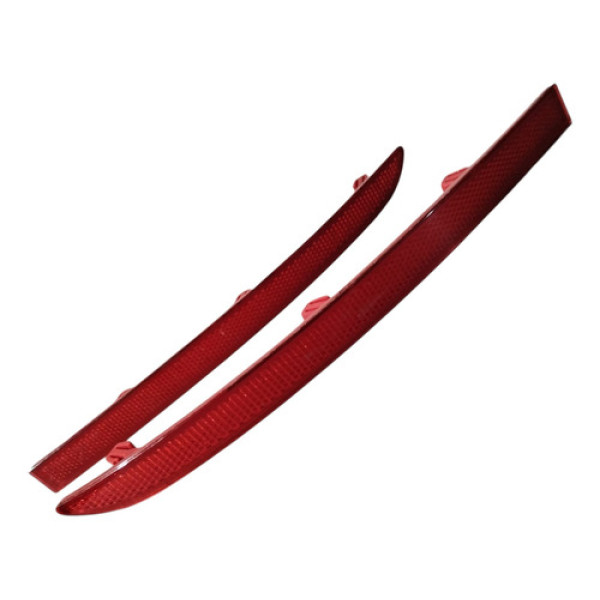 Par Refletor Para-choque Traseiro Vw Tiguan 2009/17 Original Vermelho