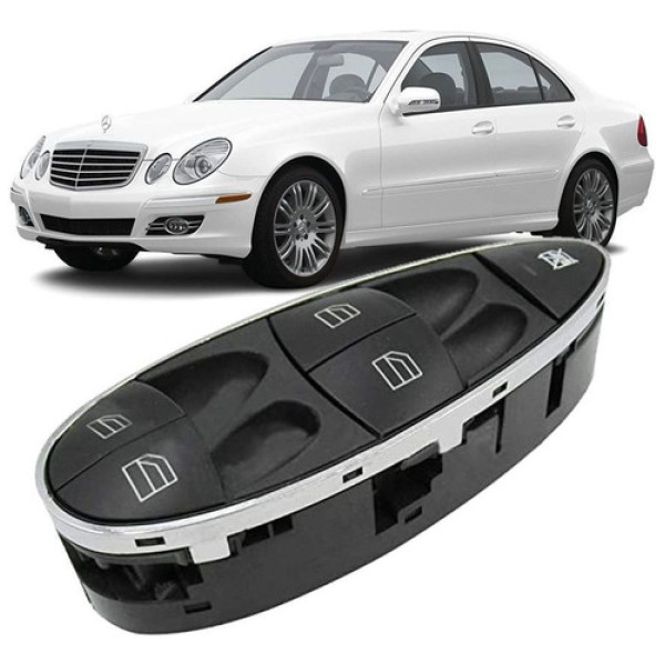 Botão Vidro Dianteiro Esquerdo Mercedes-benz E320 E350 06/09