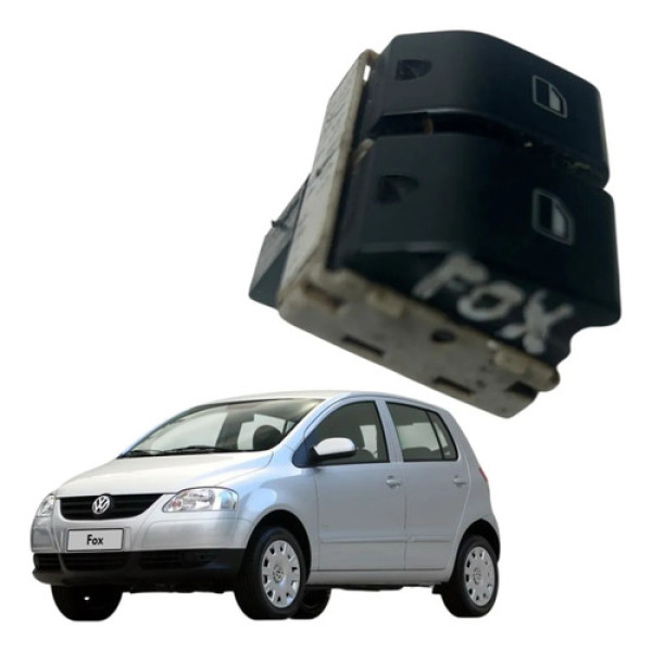 Botão Vidro Elétrico Dianteiro Esquerdo Vw Fox 2010/14