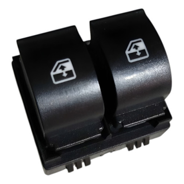 Botão Vidro Duplo Dianteiro Esquerdo Fiat Siena 2006 2012