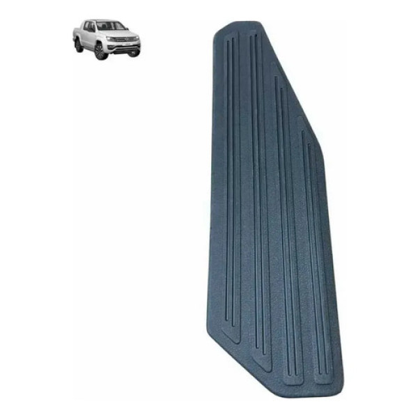 Acabamento Soleira Traseira Direita Vw Amarok 2017 2024 Preto