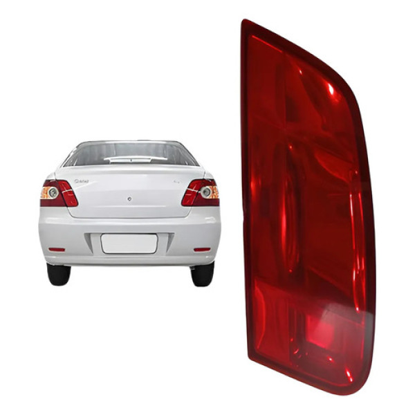 Lanterna Esquerda Tampa Traseira Fiat Siena 2005/12 Original Esquerdo/motorista Vermelho