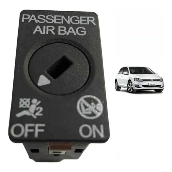 Botão On/off Air Passageiro 5q0919237 Vw Golf 2014 2020