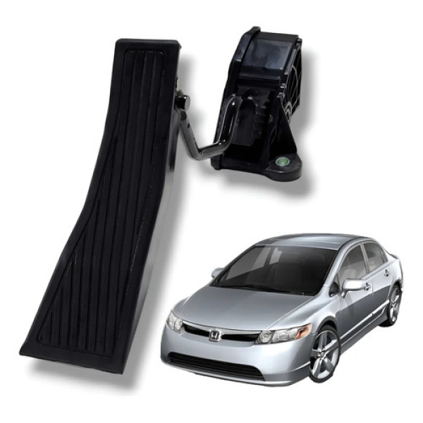 Pedal Acelerador Sensor Eletrônico Honda Civic 2007 2011 Preto