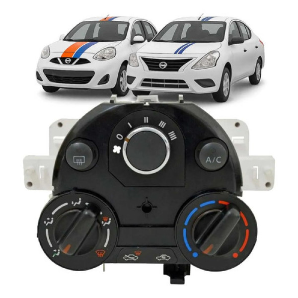 Comando Ar Condicionado Analógico Nissan Versa 2012 2019