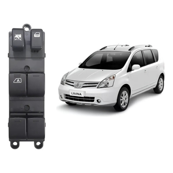 Comando Motorista Vidros Nissan Livina 2008/14 Original