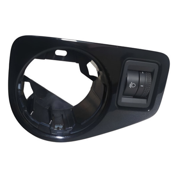 Moldura Chave Luz Regulador Milha Volkswagen Golf 2014 2019