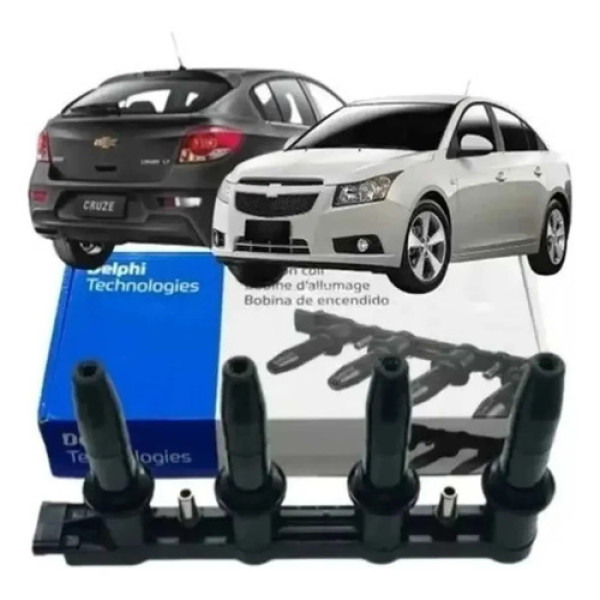 Bobina Ignição Delphi Gn10234 Gm Cruze Tracker 1.8 16v 12/16