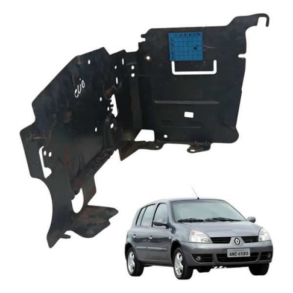 Suporte Base Bateria Renault Clio 1.0 2002 2009 Original Preto