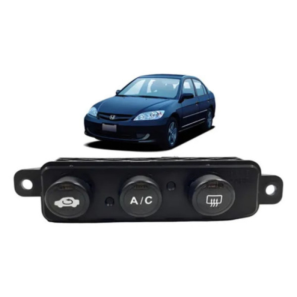 Comando Ar Condicionado Desembaçador Honda Civic 01/05 Origi