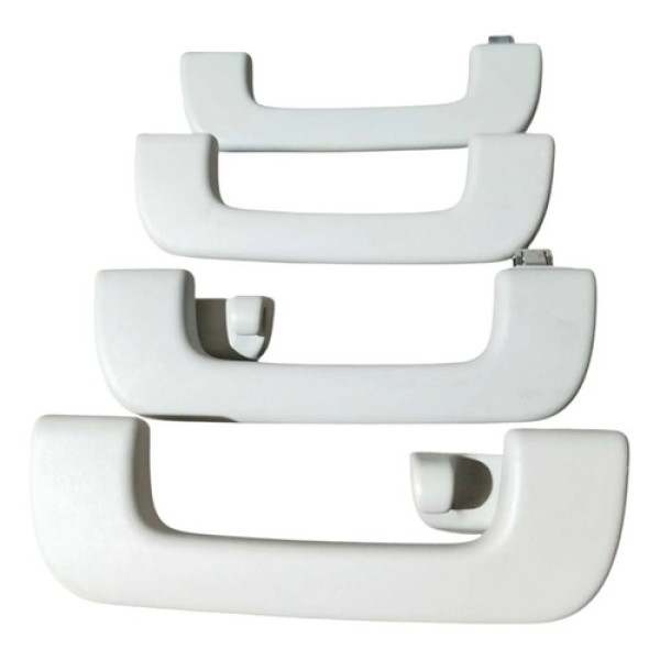 Kit Alça Teto Volkswagen Amarok 2017 2024 Original Branco