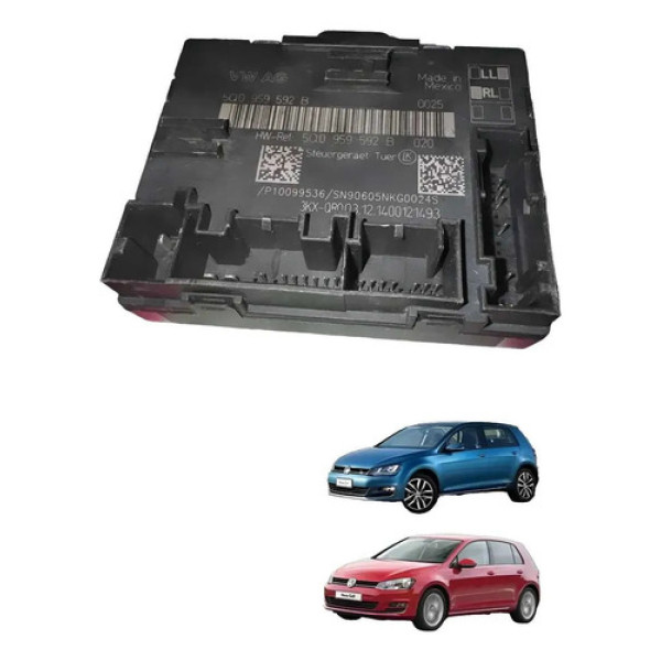 Módulo Porta Dianteira Direita 5q0959592b Vw Golf 2014 2019