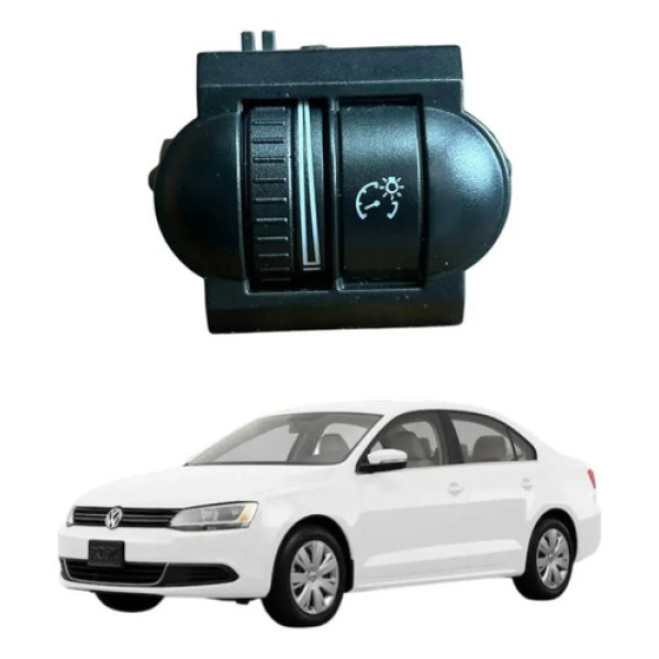 Botão Regulagem Luz Painel Vw Jetta 2011 2016 Original