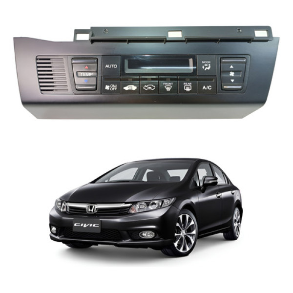 Comando Ar Condicionado Digital Honda Civic 2012/16 Original