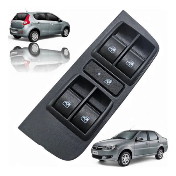 Botão Vidro Elétrico Palio Siena Weekend Grand Siena 4portas