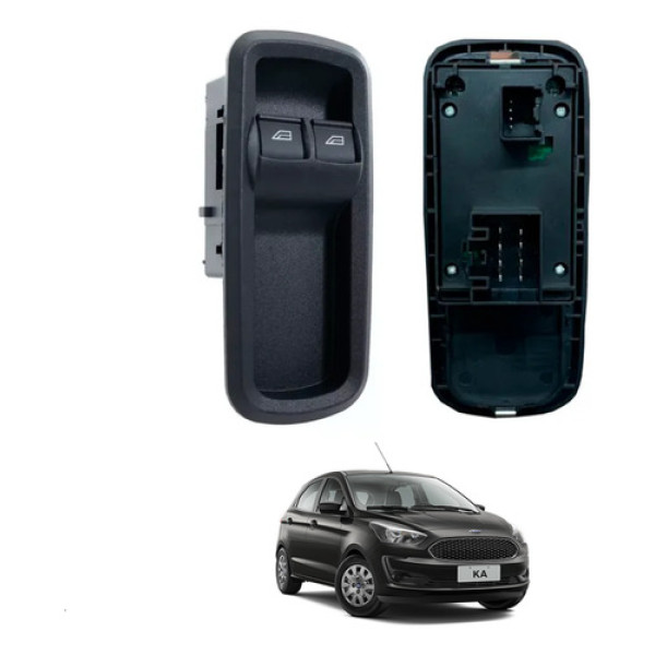 Botão Vidro Duplo Dianteiro Esquerdo Ford Ka 15/21 Original