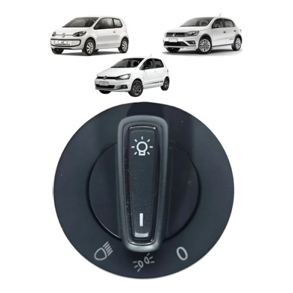 Chave Luz Farol Vw Gol Saveiro Voyage Fox G7 G8 Up Sem Milha