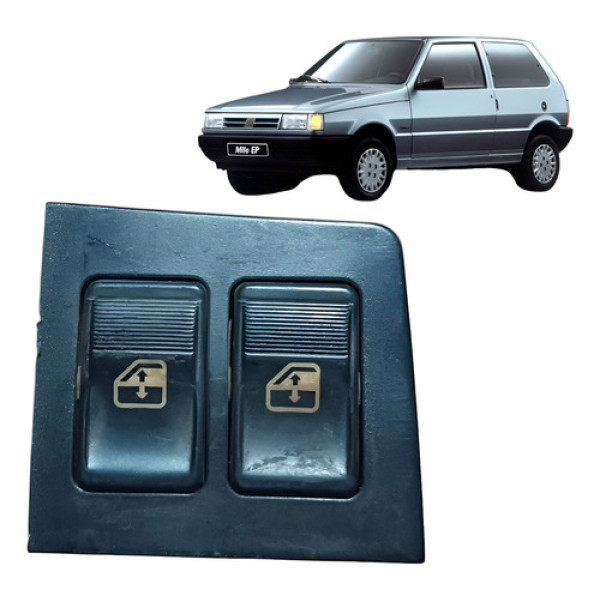 Botão Vidro Elétrico Dianteiro Esquerdo Fiat Uno 1984 1992