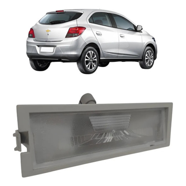 Lanterna Luz Placa Gm Chevrolet Ônix 2013 2019 Original