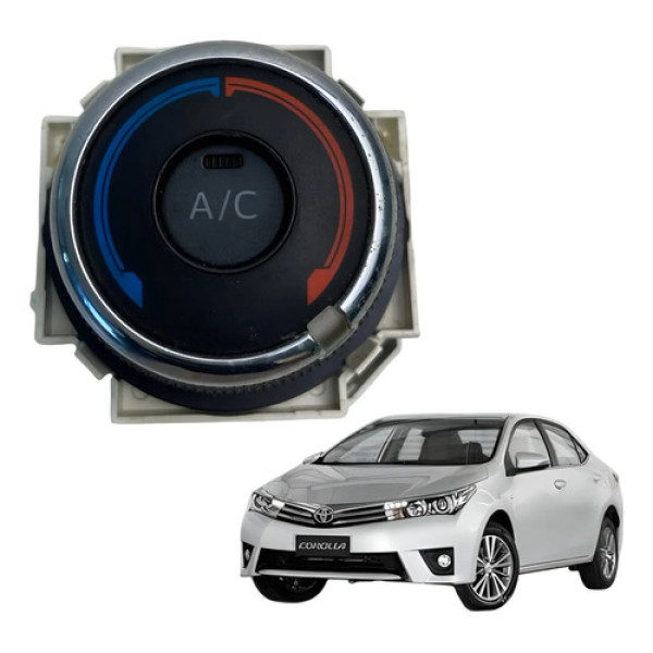 Botão A/c Comando Ar Condicionado Toyota Corolla 2015 2018