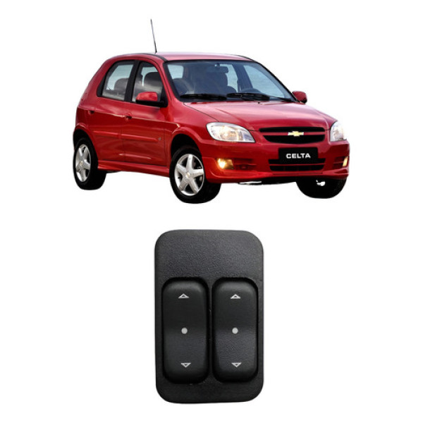 Botão Duplo Vidro Elétrico Le Gm Celta Montana Corsa 2002/12