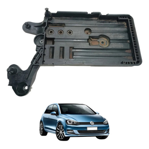 Suporte Caixa Bateria 5q0915321g Vw Golf 1.4 Tsi 2014 2019 Preto