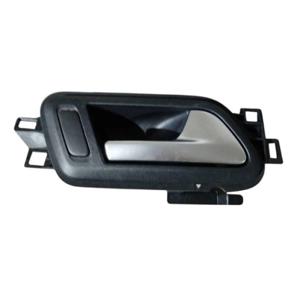Maçaneta Interna Traseira Direita Vw Amarok 2011 2017 Preto/prata Traseira